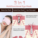 Electric Hot & Cold Eye Massager Mask – Relieve Fatigue, Dark Circles & Improve Sleep