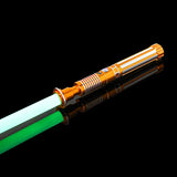 RGB Metal Lightsaber - 16-Color Changing LED Laser Sword with Sound Effects