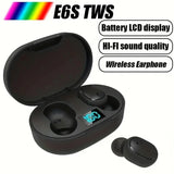 Auriculares inalámbricos Bluetooth TWS E6S con cancelación de ruido y micrófono: perfectos para Xiaomi Redmi