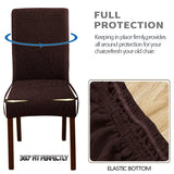 Waterproof PU Leather Chair Covers - Spill-Proof Dining Chair Protectors
