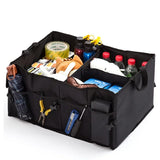 Foldable Waterproof Car Trunk Organizer with Large Capacity and Multi-Pocket Storage
