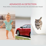 2K Home Security Camera System – 3-Pack with Smart AI Detection & Night Vision