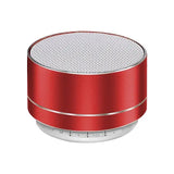Mini Bluetooth Steel Speaker – Portable Wireless Subwoofer with HD Stereo Sound & TF Card Support