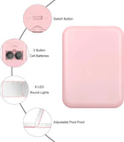 Compact LED Makeup Mirror with Light – 2X Magnifying & Portable Travel Mirror