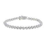 Elegant Cubic Zirconia Tennis Chain Bracelet for Women