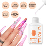 Strong Nail Glue for Acrylic Nails – Quick-Dry, Long-Lasting Adhesive (7g)