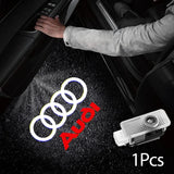 Audi Logo LED Door Projector Lights – Laser Welcome Lights for S/RS/Q Series (Pair)