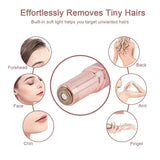 Portable Women's Electric Shaver – Painless Bikini Trimmer & Facial Hair Remover