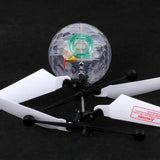 Drone con bola voladora LED: helicóptero RC de juguete con sensor de movimiento y luces de colores para niños y adultos