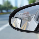 360° Frameless Blind Spot Mirror – Wide-Angle Auxiliary Rearview for Safe Parking & Reversing