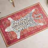Alfombra de felpa suave y antideslizante: plegable, lavable y elegante para decorar el hogar