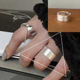 925 Sterling Silver Irregular Geometric Ring – Minimalist Jewelry for Women