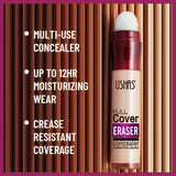 Long-Lasting Liquid Concealer with Sponge Applicator for Dark Circles & Blemishes