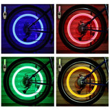 Tapas de válvulas de neumáticos con luces LED que se activan con el movimiento: luces de neón para ruedas de automóviles, motocicletas y bicicletas