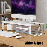 Adjustable Computer Monitor Stand – Ergonomic Desktop Riser for Office & Home Organization