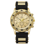 Men's Fashion casual Silicone Band Quartz Wrist Watch（Box Not Included ）