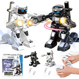 Mini Remote Control Boxing Robot Toy with Lights & Sound – Interactive Battle Robots for Kids 6+