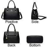Vintage Leather Bucket Bag for Women – Soft Genuine Leather Handbag with Multiple Pockets