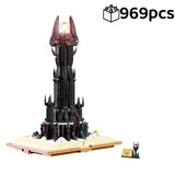 Dark Magic Castle Building Blocks Set – 966-Piece Educational DIY Toy with Light-Up Feature