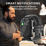 1.99" Bluetooth Smart Watch with Call Function - Fitness Tracker for Android & iPhone