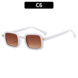 Luxurious Rectangle & Oval Vintage Sunglasses – UV400 Designer Shades for Men & Women