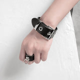 Vintage Punk Star Chain Leather Bracelet – Stylish Geometric Design for Men and Women