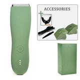 Professional Rechargeable Body & Beard Trimmer for Men – Waterproof Electric Shaver with Ceramic Blades