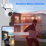 8MP WiFi Outdoor Security Camera with AI Human Tracking & Two-Way Audio