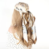 Luxury 90x90cm Silk Scarf – Designer-Inspired Fashion for Women