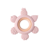 Silicone Baby Teething Ring – Food-Grade, BPA-Free Sensory Toy for Infants & Toddlers