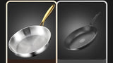 Sartén antiadherente de acero inoxidable 316, wok y cacerola para cocinas de gas y de inducción