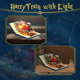 Magic Train Building Blocks Set – 889PCS Classic Movie Train Model for DIY Desktop Decoration & Kids