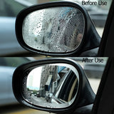 2 piezas de película impermeable para espejo retrovisor de coche: ¡conduzca con seguridad en cualquier clima!