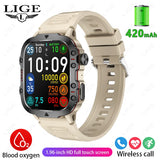 Advanced Smartwatch with 1.96" HD Display, Bluetooth Calling & Health Tracking