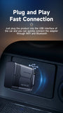 2-in-1 Wireless CarPlay & Android Auto Adapter - Dual-Band WiFi for Seamless Connectivity