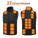 Men’s Heated Vest – USB Electric Warming Jacket with Turtleneck for Winter Outdoors