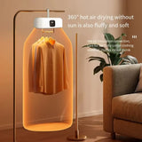 Portable Clothes Dryer with Fast Drying, UV Purification, and Digital Timer