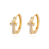 Trendy Heart-Shaped Stainless Steel Hoop Earrings for Women