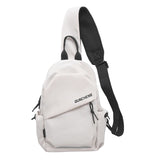 Unisex Nylon Bucket Bag – Lightweight Casual Shoulder Crossbody with Zipper Closure