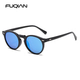 Classic Round Polarized Sunglasses – UV400 Protection & Stylish Mirror Lenses