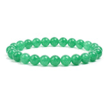 Natural Stone Beaded Bracelet with Elastic Rope for Men & Women