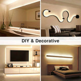 USB LED Neon Light Strip – Waterproof, Flexible, Motion Sensor Dimmer, Home & Outdoor Decor