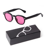 Gafas de sol redondas pequeñas con degradado azul de moda: gafas de sol cuadradas de diseño vintage con diseño de tortuga para hombres y mujeres