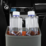 Universal Car Armrest Storage Box – PU Leather Center Console Organizer with Tissue Holder