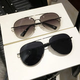 Classic Aviator Sunglasses – Metal Frame UV Protection Shades for Men