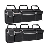 Universal Car Trunk Organizer for Back Seat Storage | Waterproof Foldable SUV Cargo Bag