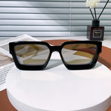 Gafas de sol Ruiao Retro Black Millionaire: gafas de sol de diseño de lujo 2024