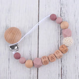 Nuevos clips para chupetes de bebé, mordedores con nombre personalizados, juguetes para chupete, soporte para chupetes, cadena con clip, accesorios para bebés, regalos para recién nacidos personalizados