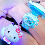 Sanrio Kids Watch – Cute Kuromi, Hello Kitty & My Melody Silicone Strap Watch for Children