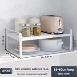 Estante de almacenamiento de cocina ajustable: maximice el espacio en su encimera y gabinete